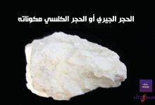 الحجر الجيري أو الحجر الكلسي مكوناته