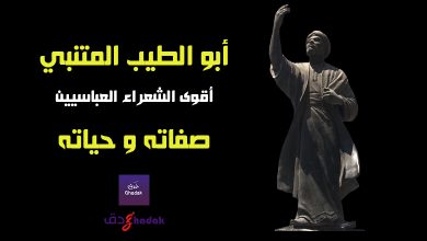 أبو الطيب المتنبي قوة كلمته وصفاته 5 أبو الطيب المتنبي قوة كلمته وصفاته