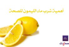 أهمية شرب ماء الليمون للصحة